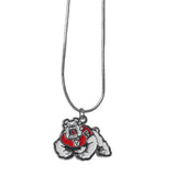 Fresno St. Bulldogs Snake Chain Necklace