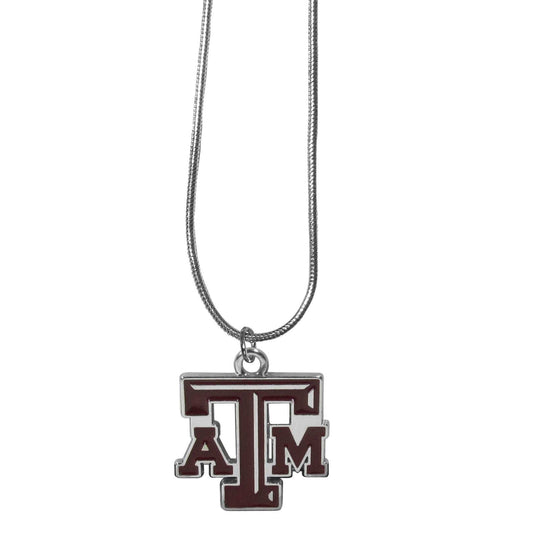Texas A & M Aggies Snake Chain Necklace - Texas A & M Aggies - Flyclothing LLC