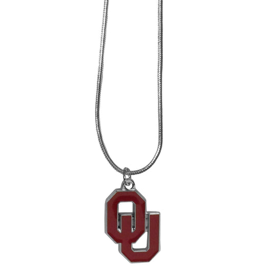 Oklahoma Sooners Snake Chain Necklace - Oklahoma Sooners - Flyclothing LLC