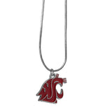 Washington St. Cougars Snake Chain Necklace - Washington St. Cougars