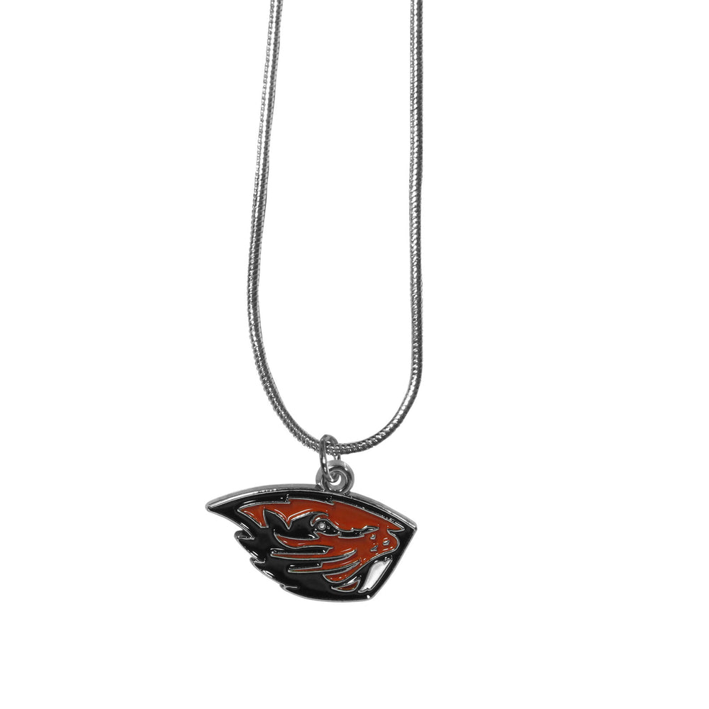 Oregon St. Beavers Snake Chain Necklace