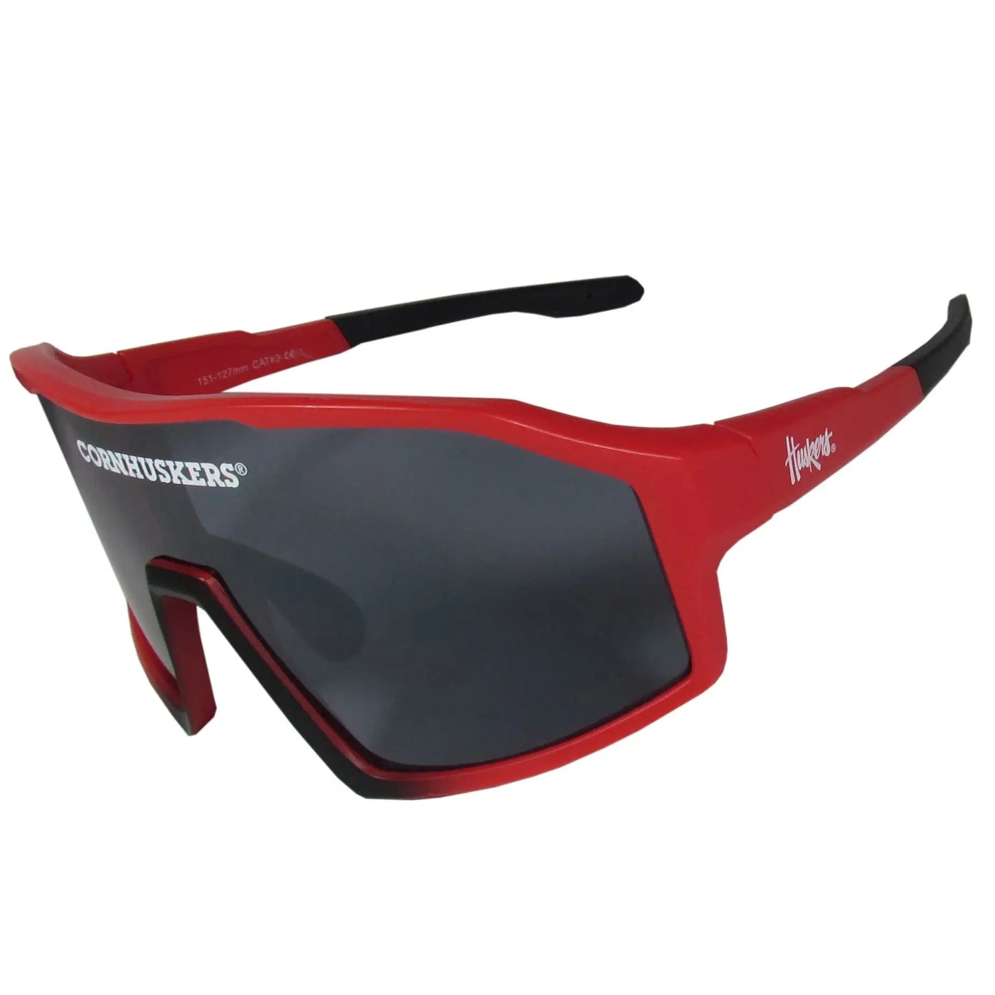 Nebraska Cornhuskers Navigator Shield Sunglasses - Nebraska Cornhuskers - Flyclothing LLC