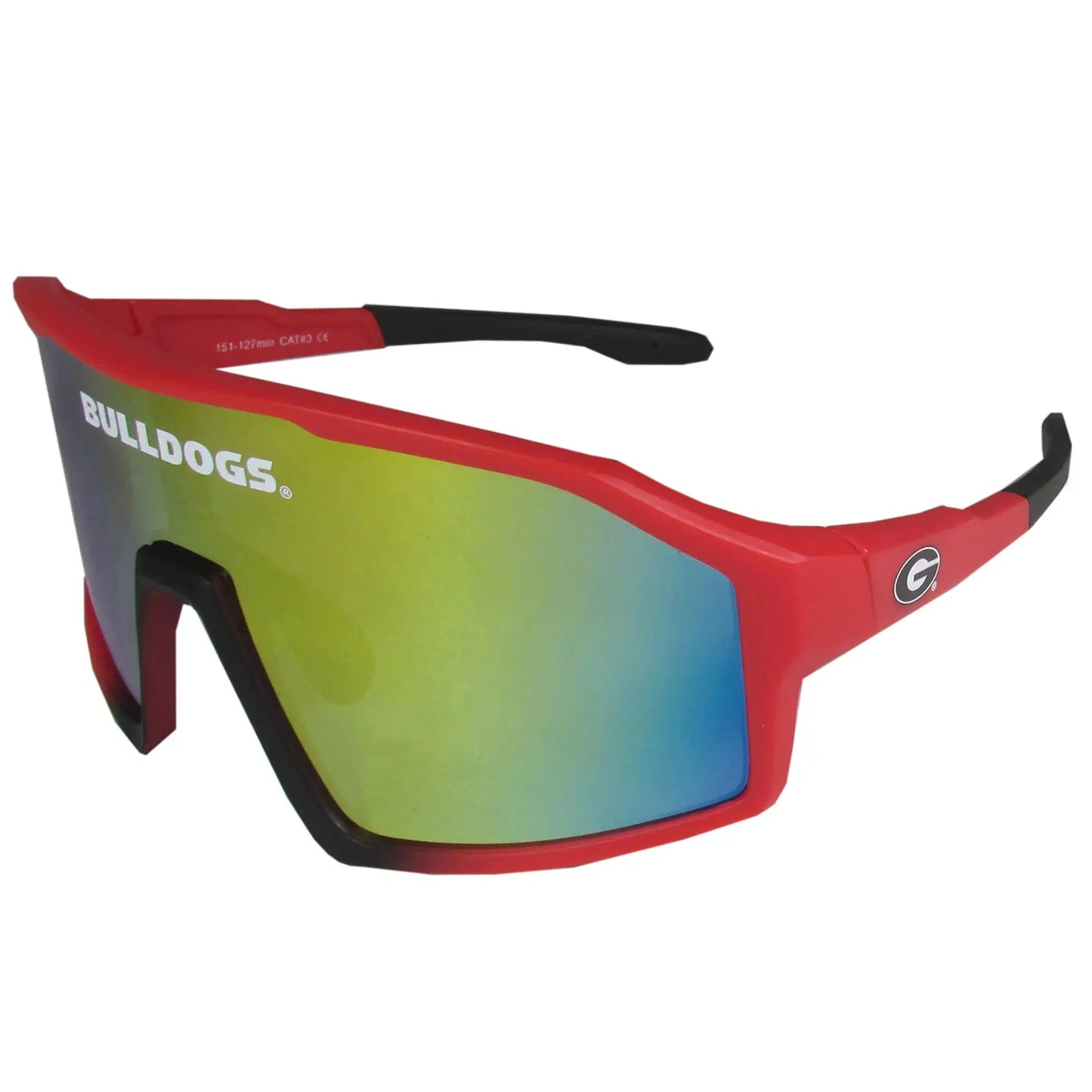 Georgia Bulldogs Navigator Shield Sunglasses - Georgia Bulldogs - Flyclothing LLC