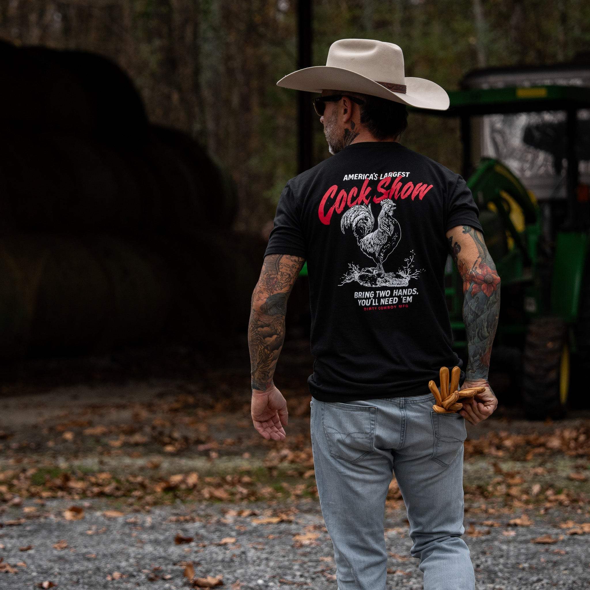 America's Largest Cock Show Men's T-Shirt - DIRTY COWBOY USA - Flyclothing LLC
