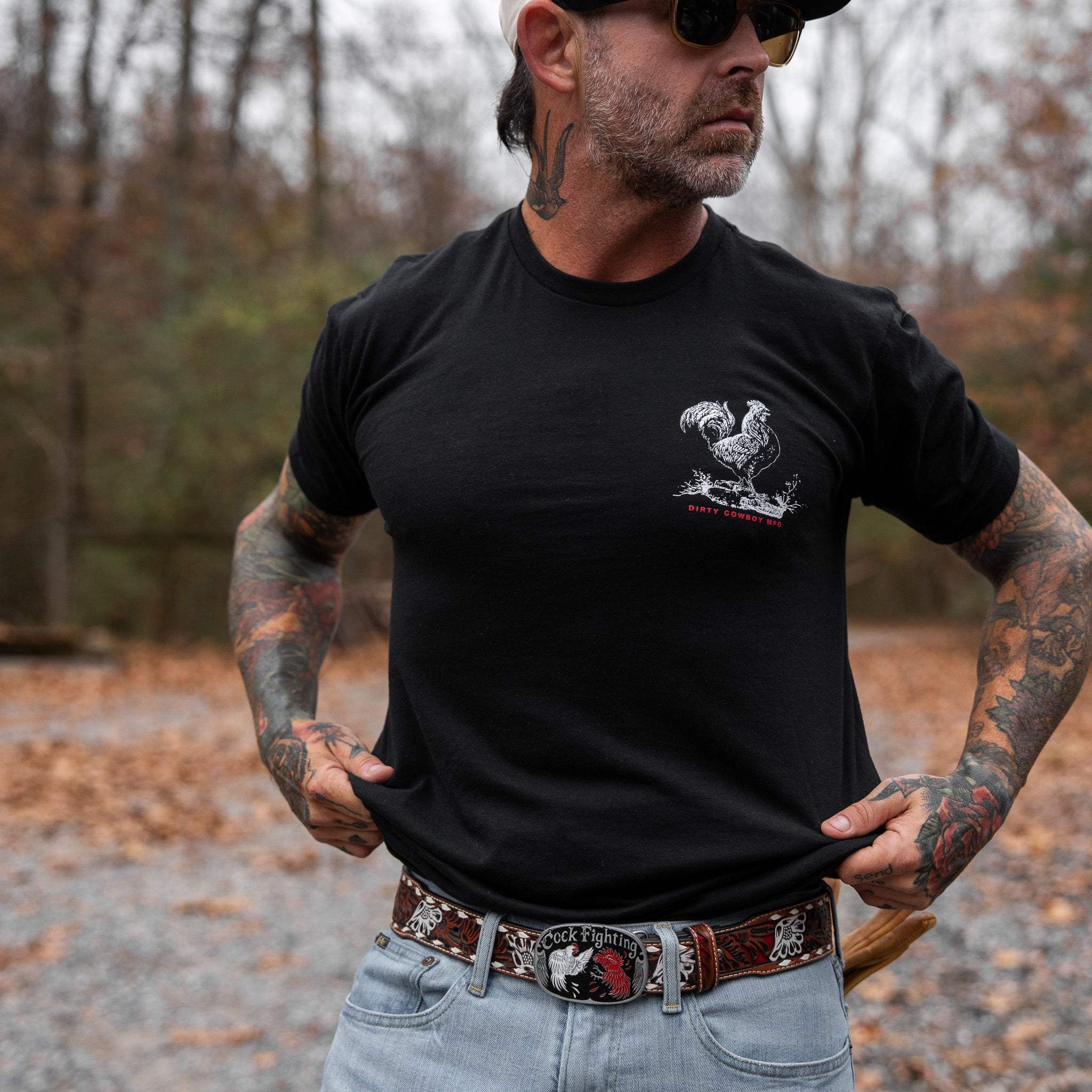 America's Largest Cock Show Men's T-Shirt - DIRTY COWBOY USA - Flyclothing LLC