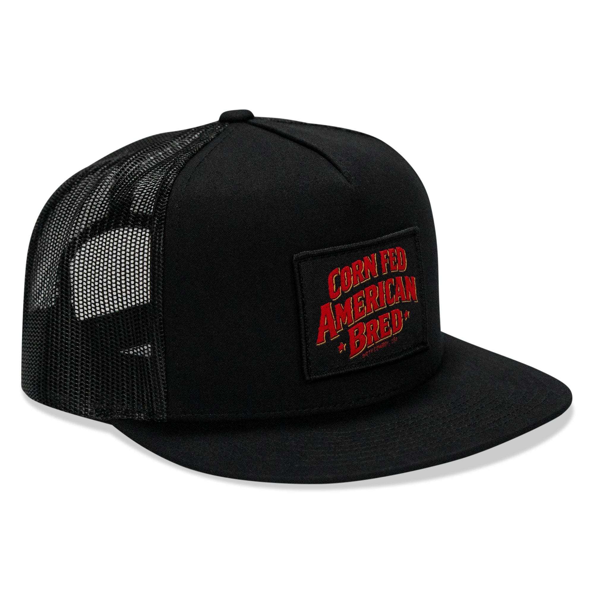 Corn Fed. American Bred. Patch Flatbill Snapback - DIRTY COWBOY USA - Flyclothing LLC
