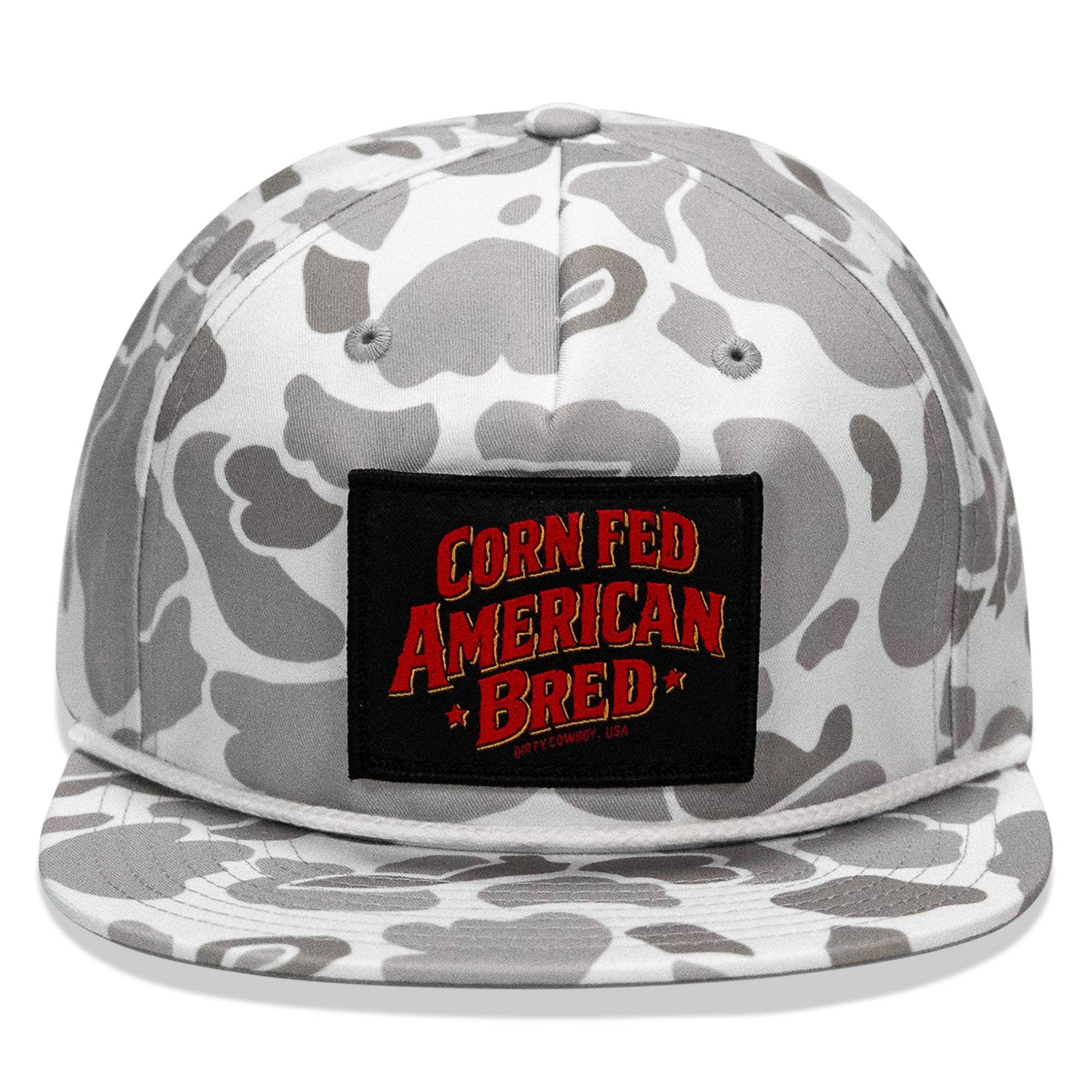 Corn Fed. American Bred. Patch Flatbill Snapback - DIRTY COWBOY USA - Flyclothing LLC