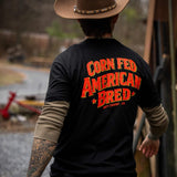 Corn Fed. American Bred Men's T-Shirt - DIRTY COWBOY USA - Flyclothing LLC