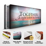 Together Sign VI - Tailored Canvases - Flyclothing LLC