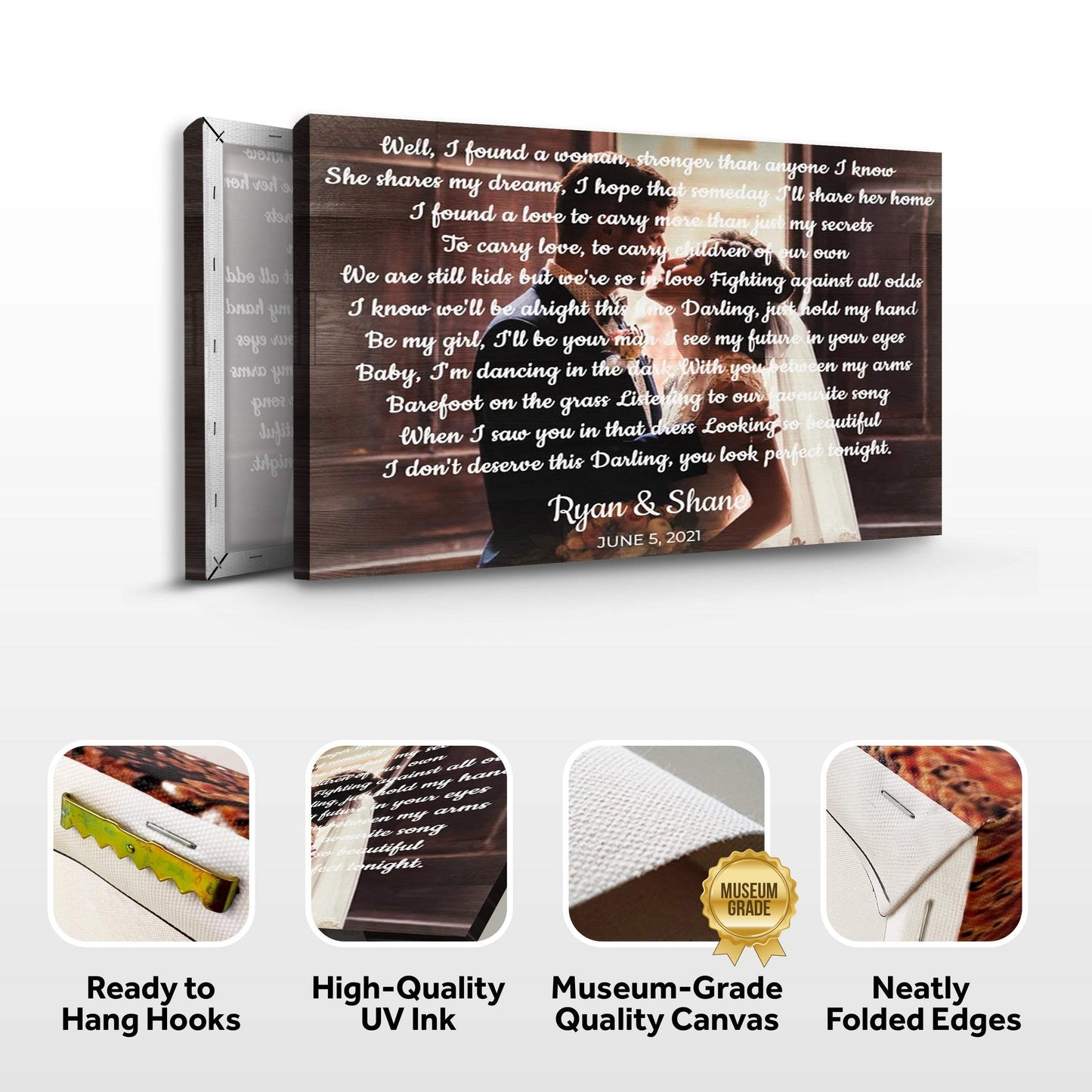 Wedding Song Sign - Tailored Canvases - Flyclothing LLC