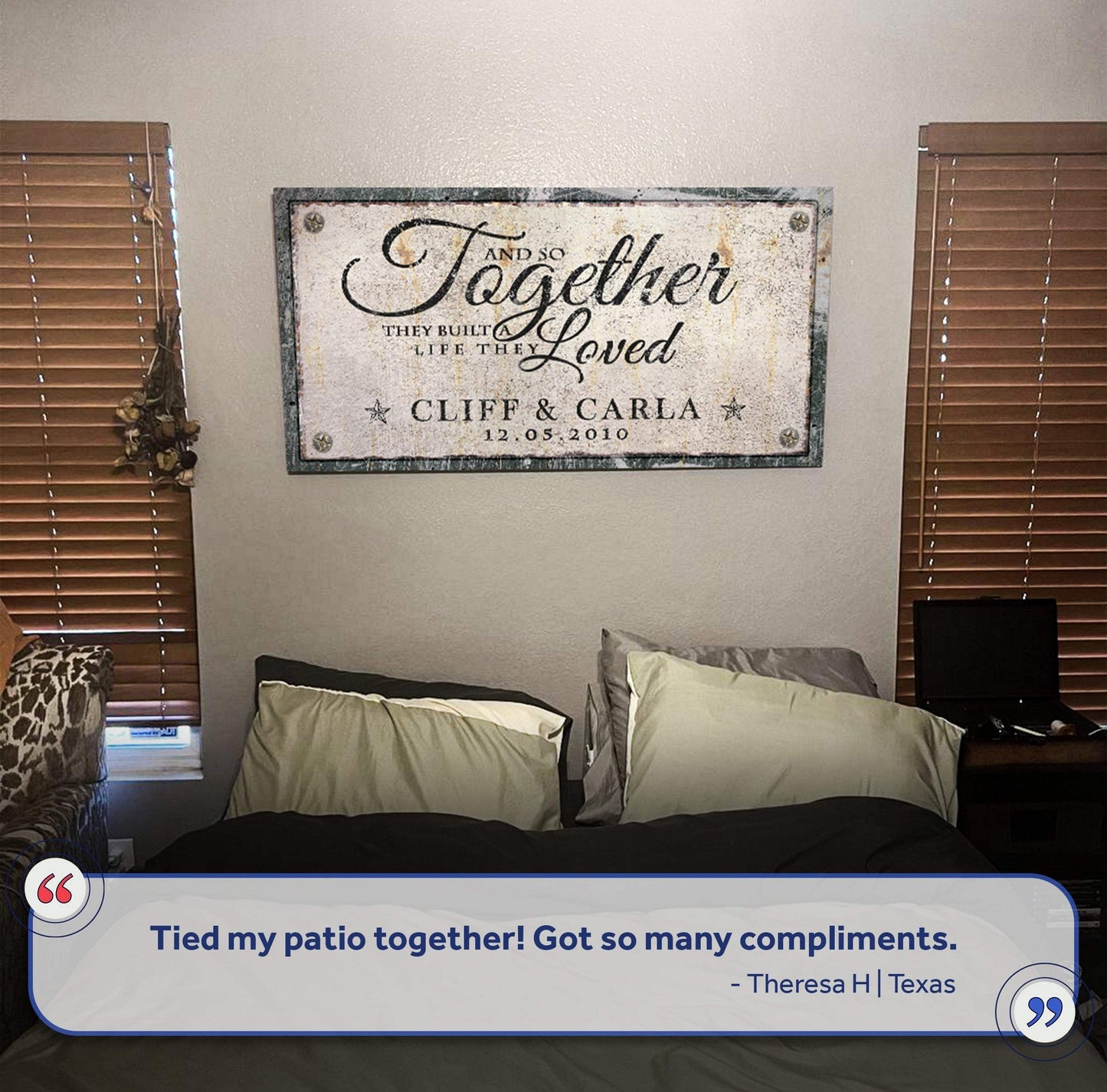 Together Sign IV - Tailored Canvases - Flyclothing LLC