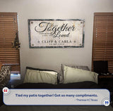 Together Sign IV - Tailored Canvases - Flyclothing LLC