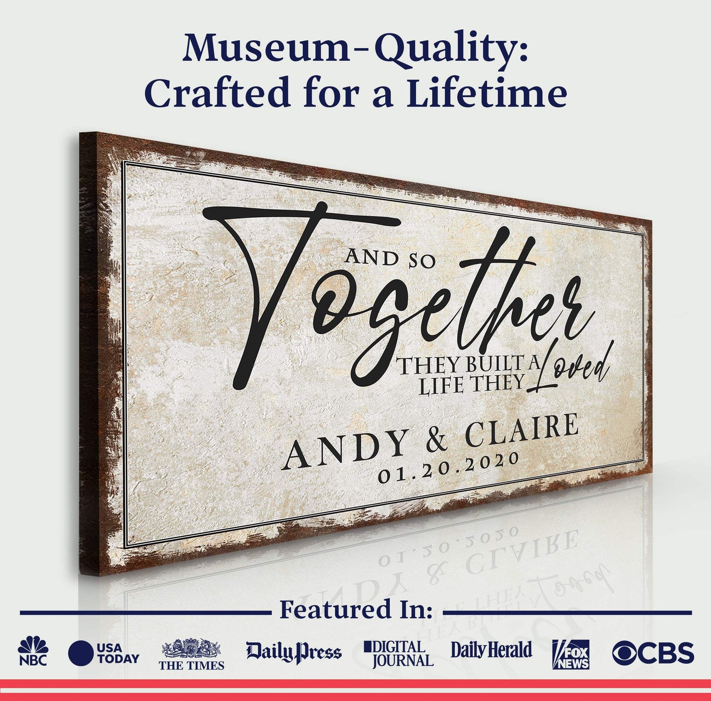 Together Sign II - Tailored Canvases - Flyclothing LLC