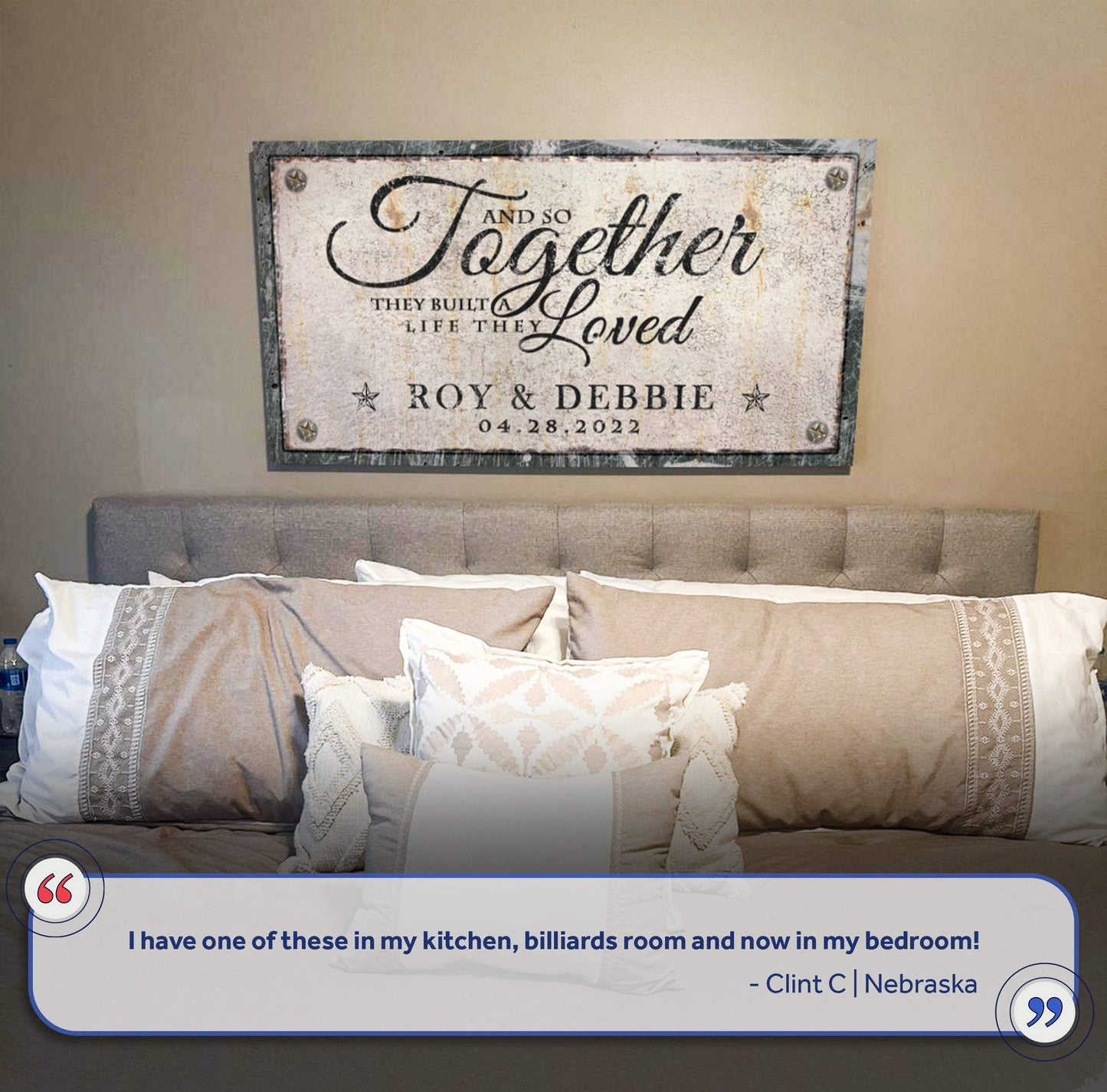 Together Sign IV - Tailored Canvases - Flyclothing LLC