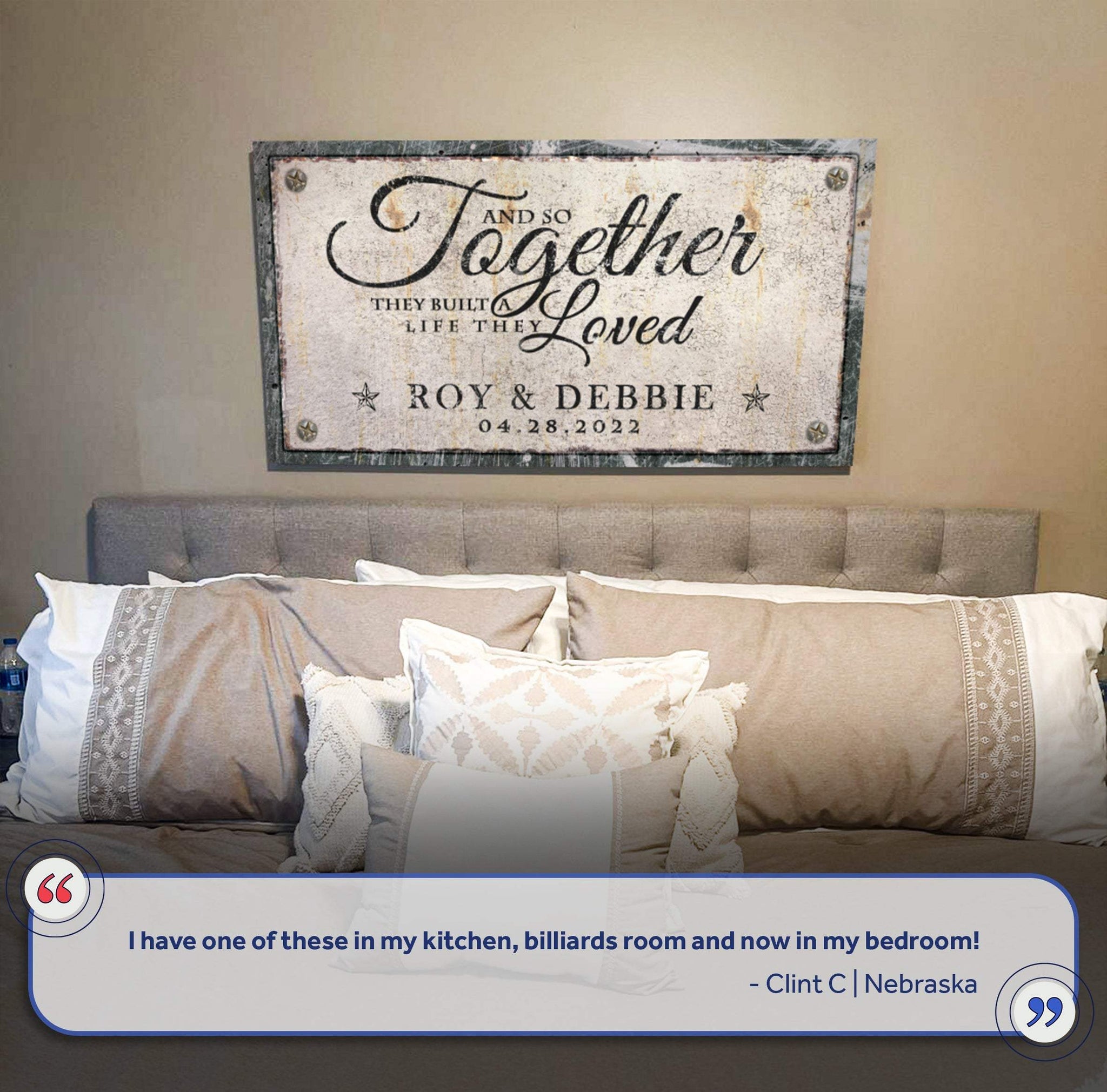 Together Sign IV - Tailored Canvases - Flyclothing LLC