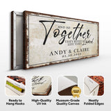 Together Sign II - Tailored Canvases - Flyclothing LLC