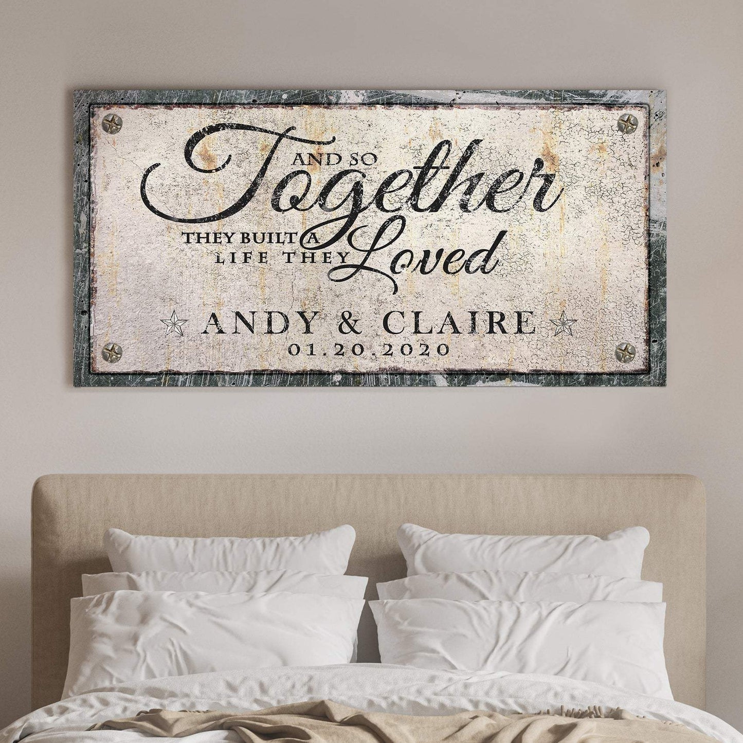 Together Sign IV - Tailored Canvases - Flyclothing LLC