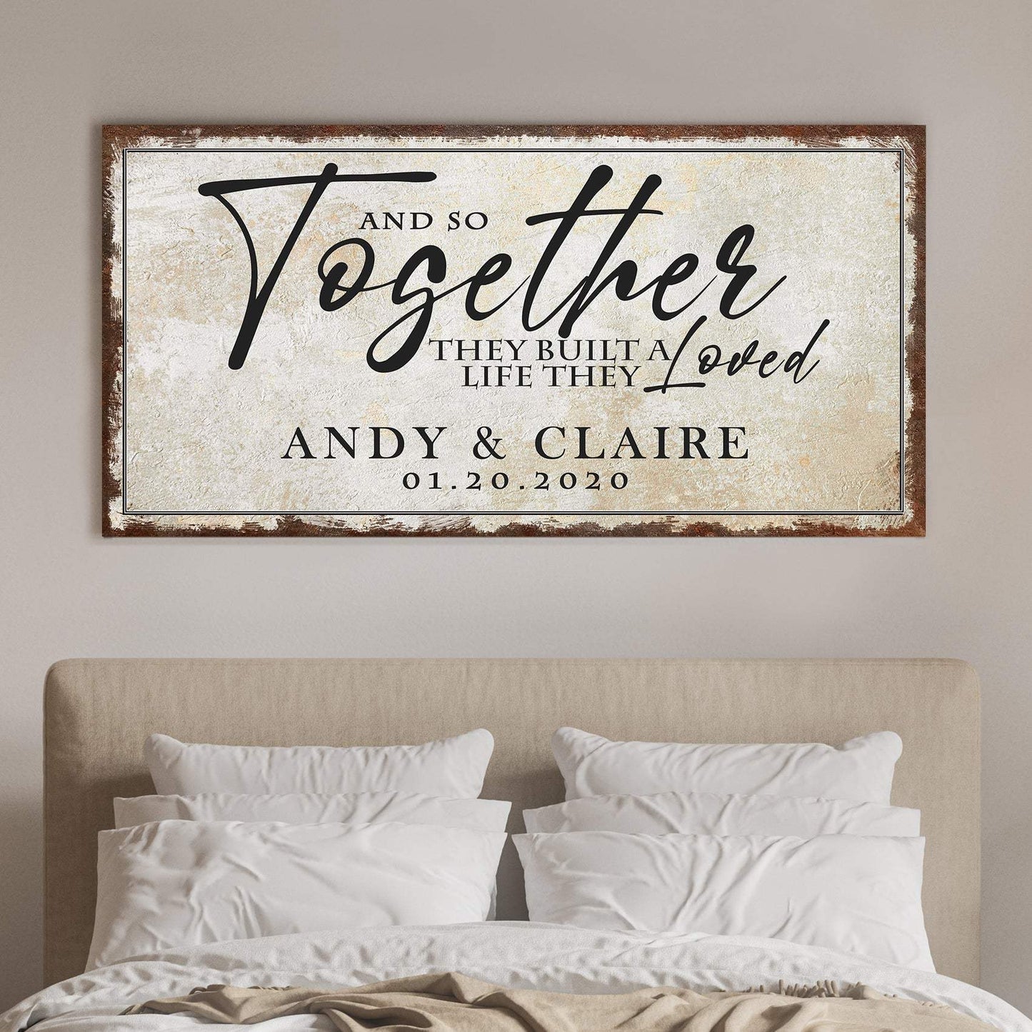Together Sign II - Tailored Canvases - Flyclothing LLC