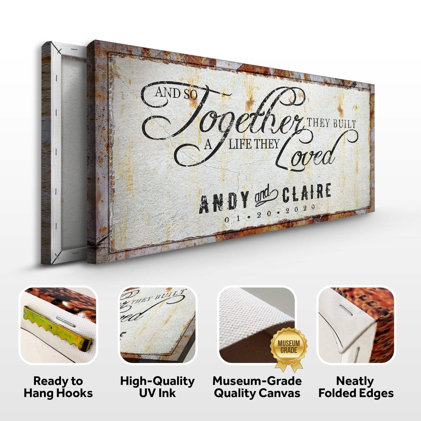 Together Sign III - Tailored Canvases - Flyclothing LLC