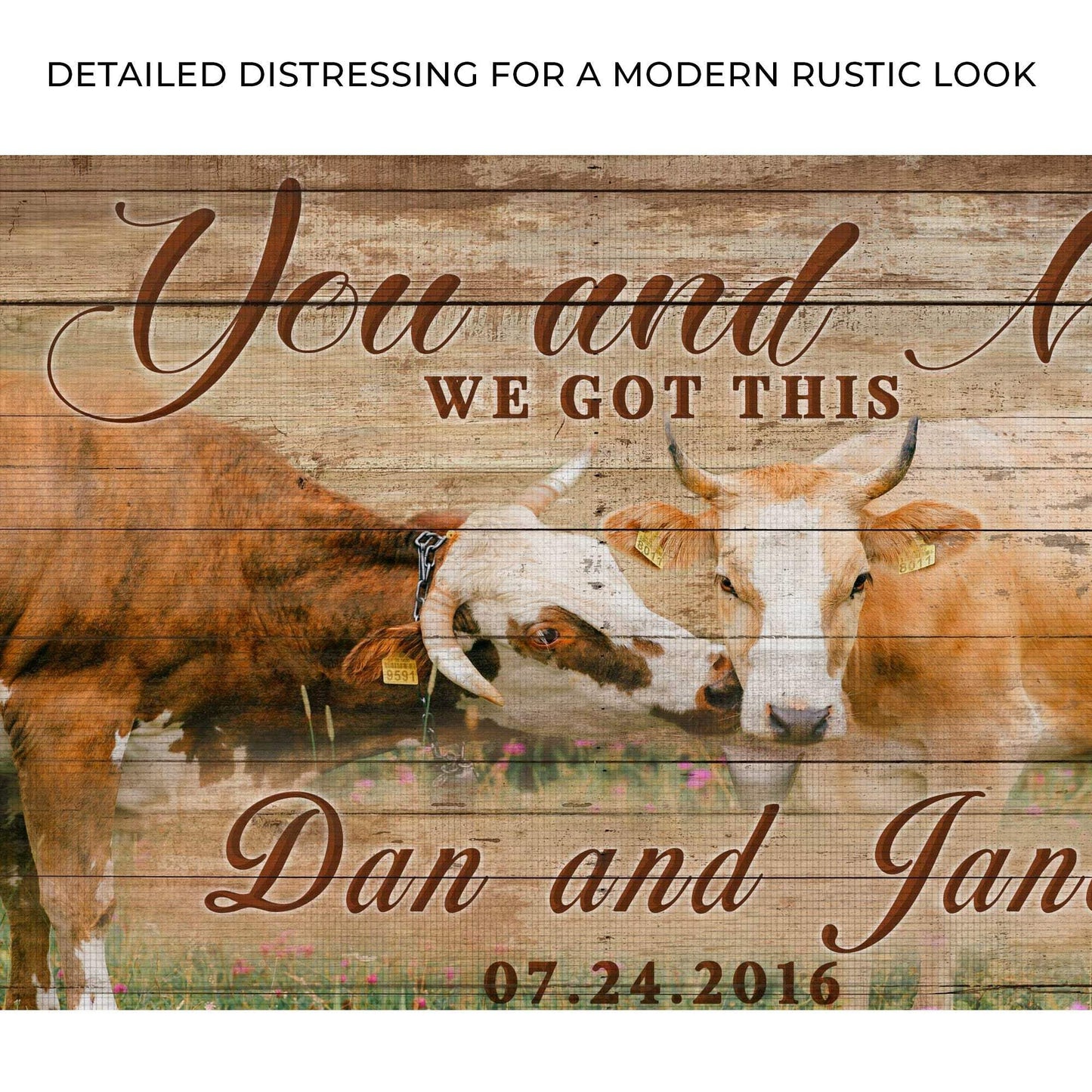 We Got This Couple Cattle Sign - Tailored Canvases - Flyclothing LLC