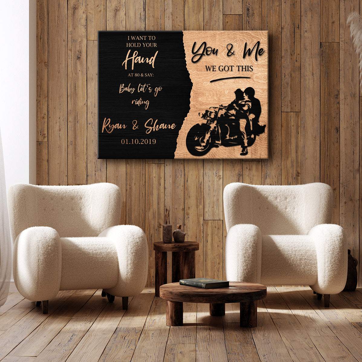 We Got This Bikers Couple Sign - Tailored Canvases - Flyclothing LLC