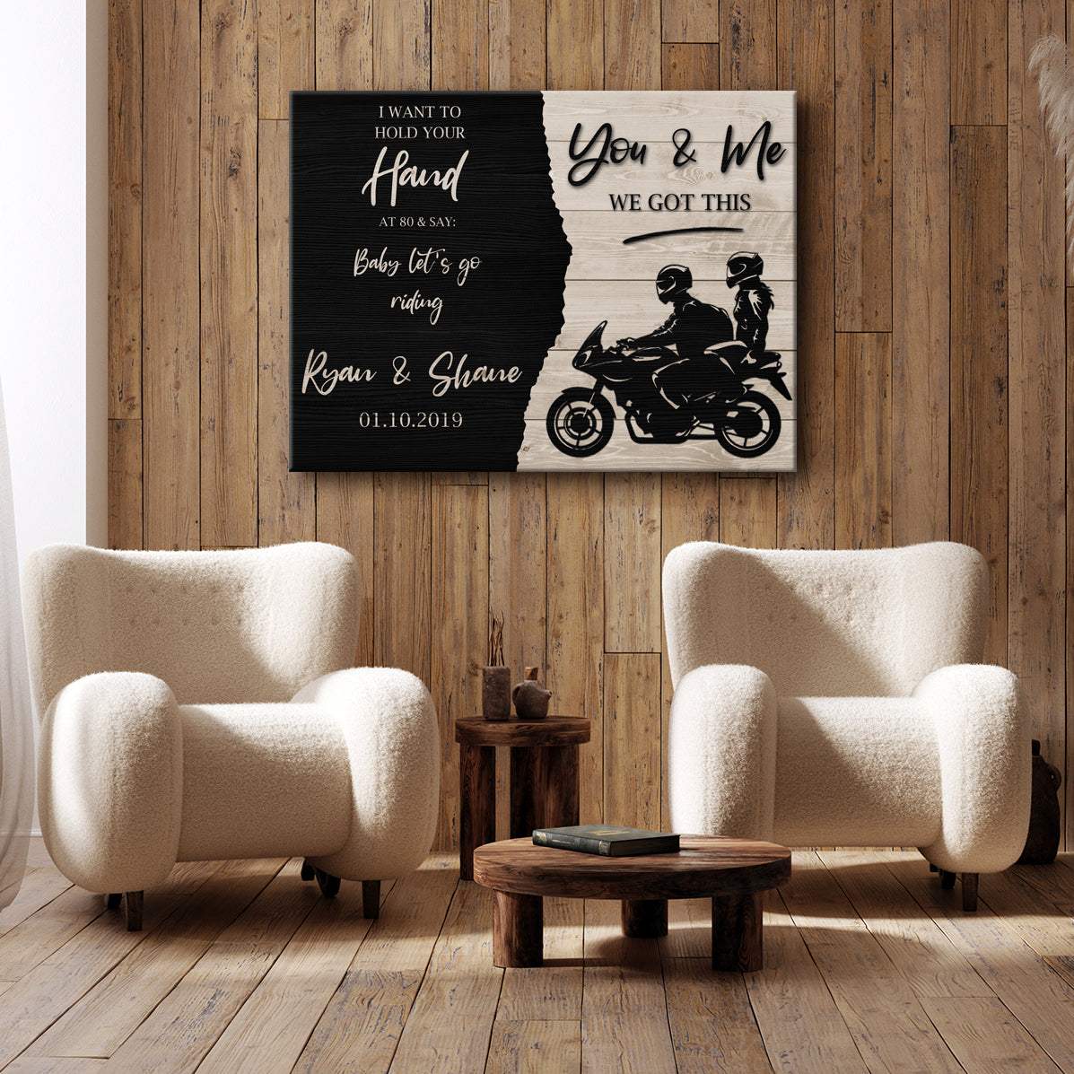 We Got This Bikers Couple Sign - Tailored Canvases - Flyclothing LLC