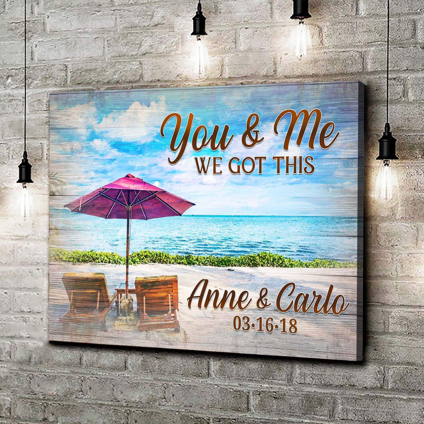 We Got This Couple Beach Sign - Tailored Canvases - Flyclothing LLC