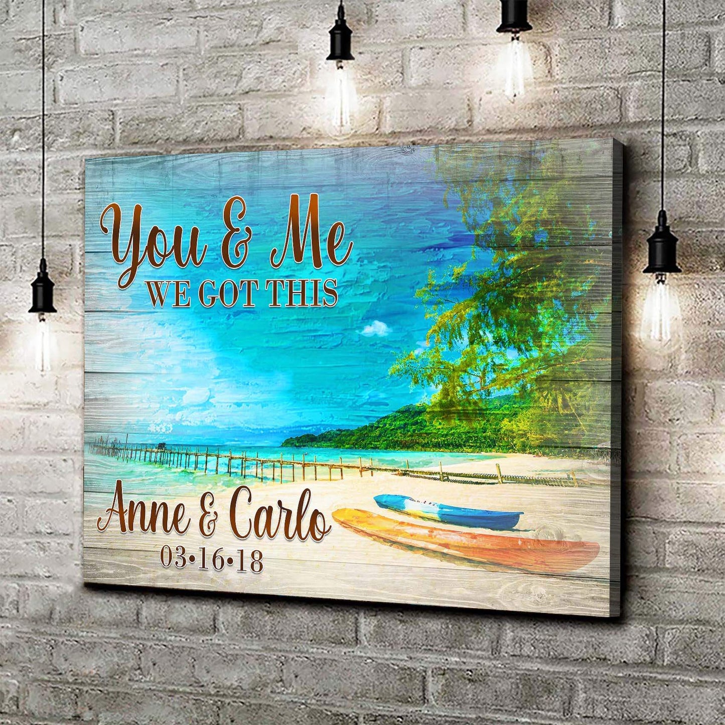 We Got This Couple Beach Sign - Tailored Canvases - Flyclothing LLC