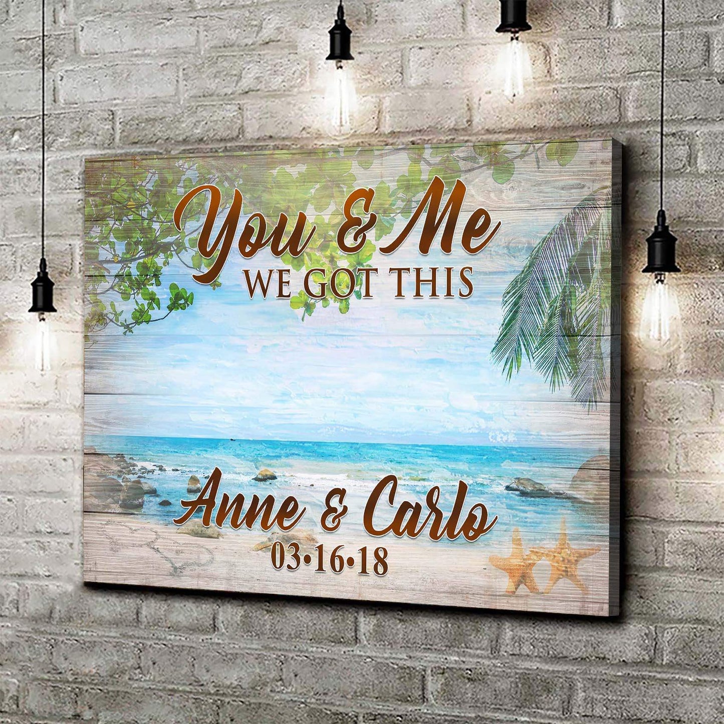 We Got This Couple Beach Sign - Tailored Canvases - Flyclothing LLC
