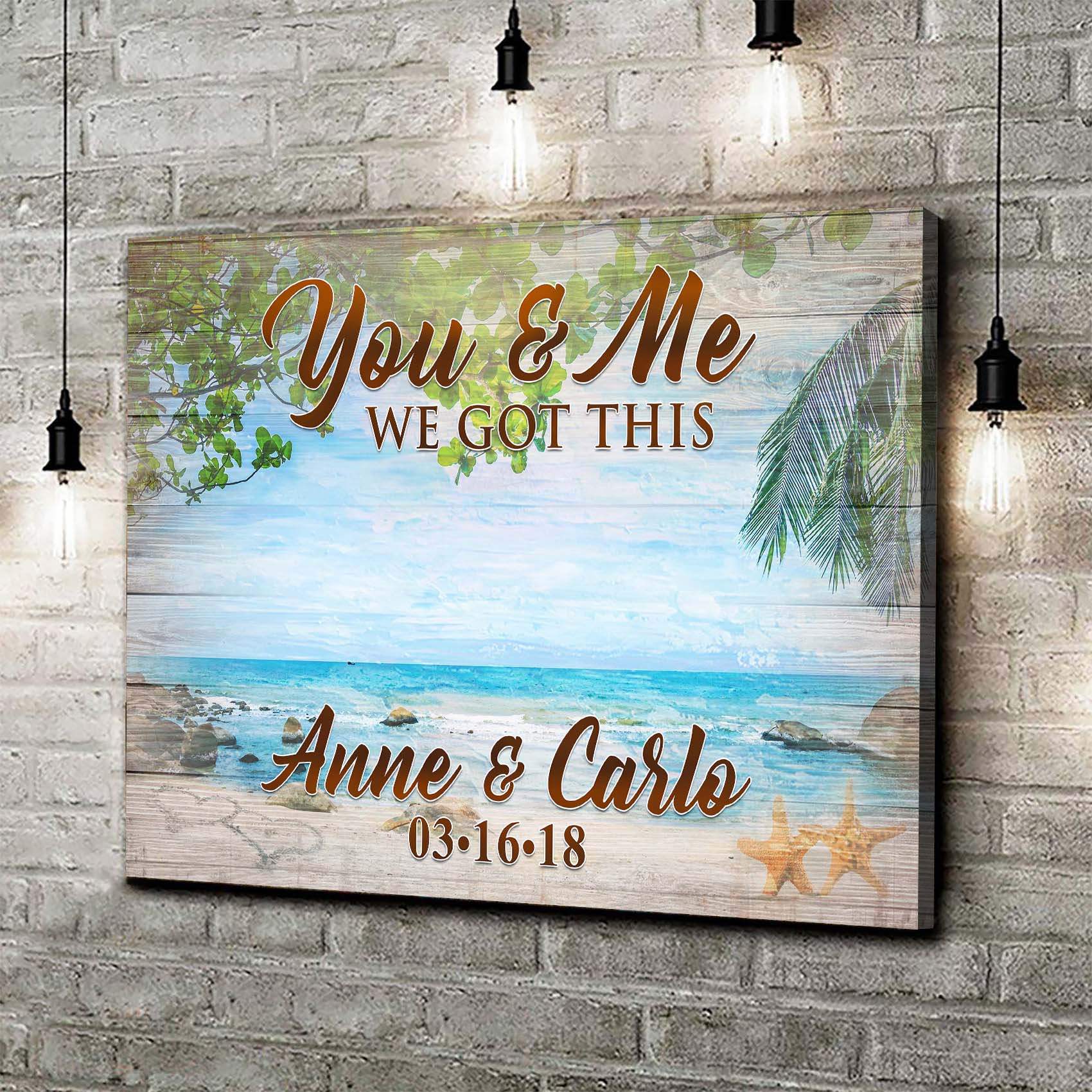 We Got This Couple Beach Sign - Tailored Canvases - Flyclothing LLC
