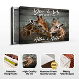 We Got This Couple Giraffe Sign - Tailored Canvases - Flyclothing LLC