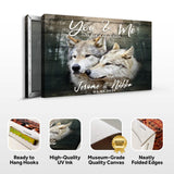 We Got This Couple Wolves Sign - Tailored Canvases - Flyclothing LLC