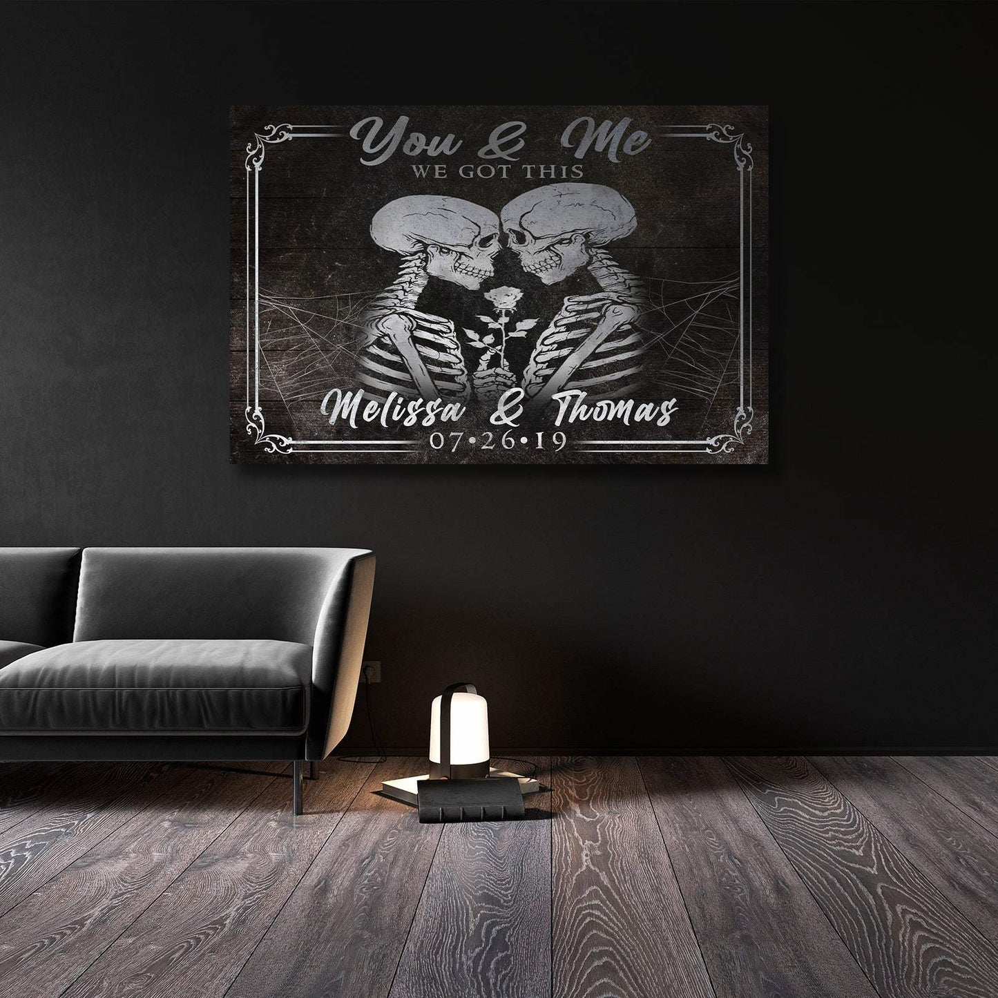 We Got This Skeleton Couple Sign II - Tailored Canvases - Flyclothing LLC