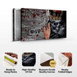 This Is Us Gothic Couple Sign - Tailored Canvases - Flyclothing LLC