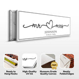 Mr. And Mrs. Sign - Tailored Canvases - Flyclothing LLC
