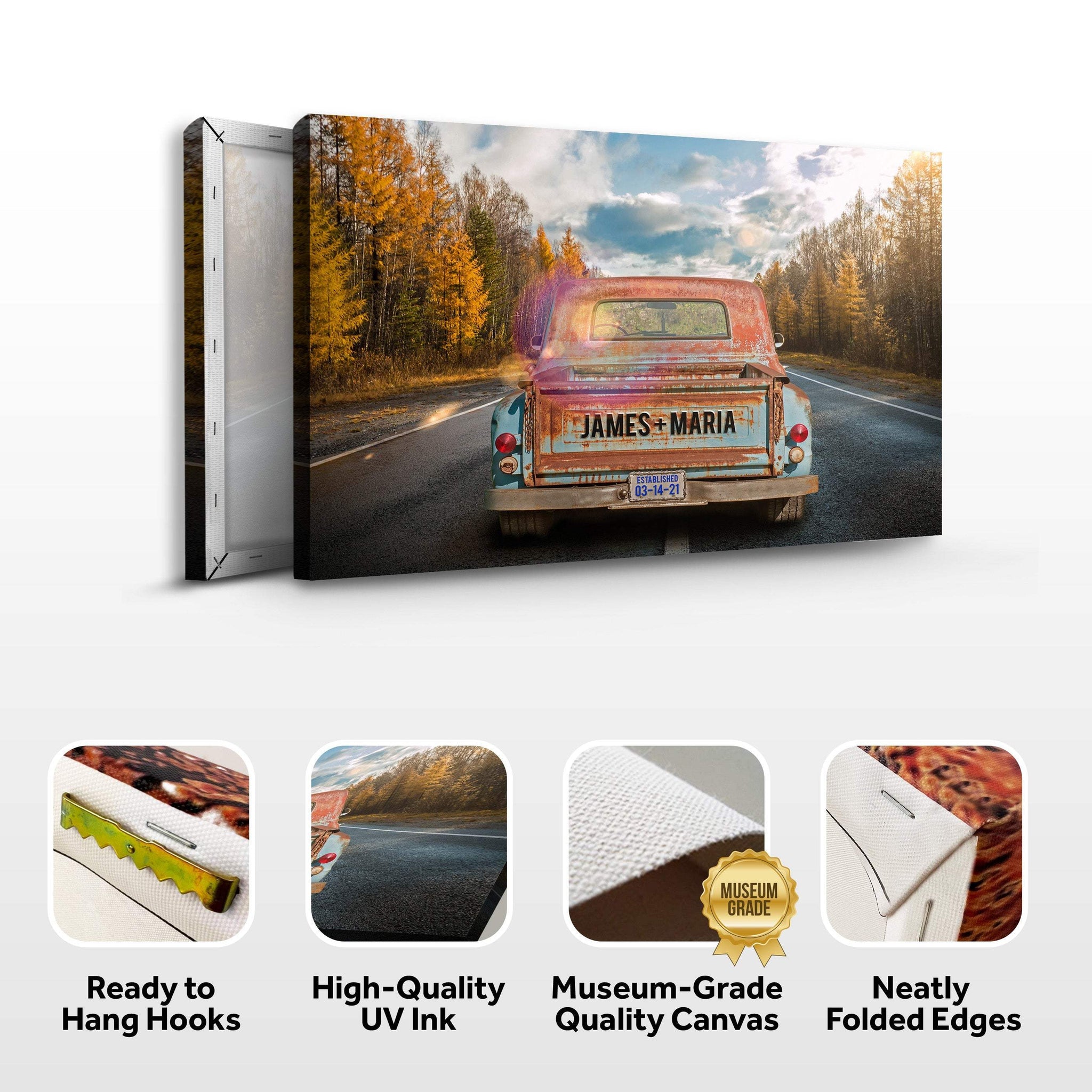 Rustic Truck Sign - Tailored Canvases - Flyclothing LLC