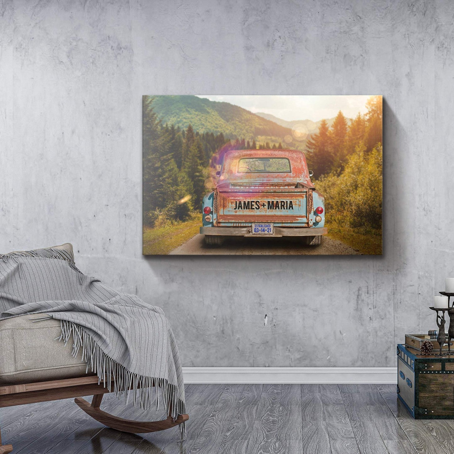 Rustic Truck Sign - Tailored Canvases - Flyclothing LLC