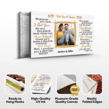 We're A Team Couple Sign IV - Tailored Canvases - Flyclothing LLC