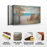 Beach Couple Names Sign - Tailored Canvases - Flyclothing LLC