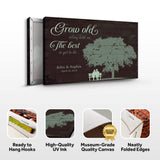 Grow Old Along With Me, The Best Is Yet To Be Sign - Tailored Canvases - Flyclothing LLC