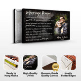 Marriage Prayer Couple Sign - Tailored Canvases - Flyclothing LLC