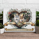 Couple Wolves Sign - Tailored Canvases - Flyclothing LLC
