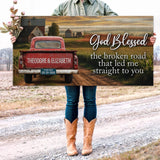 Custom Vintage Truck Couple Sign - Tailored Canvases - Flyclothing LLC