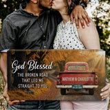 Custom Vintage Truck Couple Sign II - Tailored Canvases - Flyclothing LLC