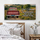 Custom Vintage Truck Couple Sign III - Tailored Canvases - Flyclothing LLC