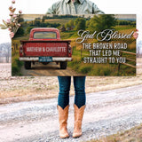 Custom Vintage Truck Couple Sign III - Tailored Canvases - Flyclothing LLC