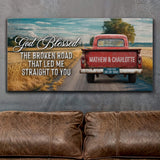 Custom Vintage Truck Couple Sign IV - Tailored Canvases - Flyclothing LLC