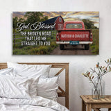 Custom Vintage Truck Couple Sign V - Tailored Canvases - Flyclothing LLC