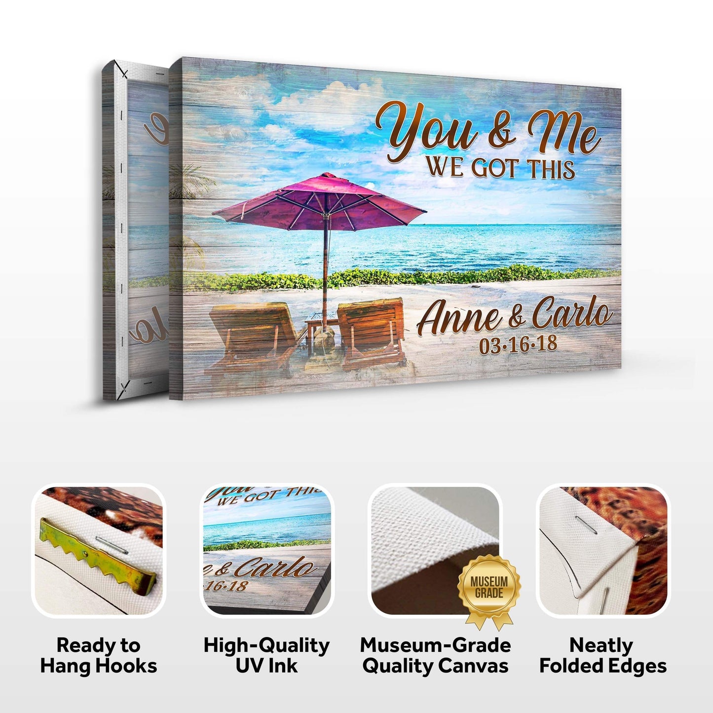 We Got This Couple Beach Sign - Tailored Canvases - Flyclothing LLC