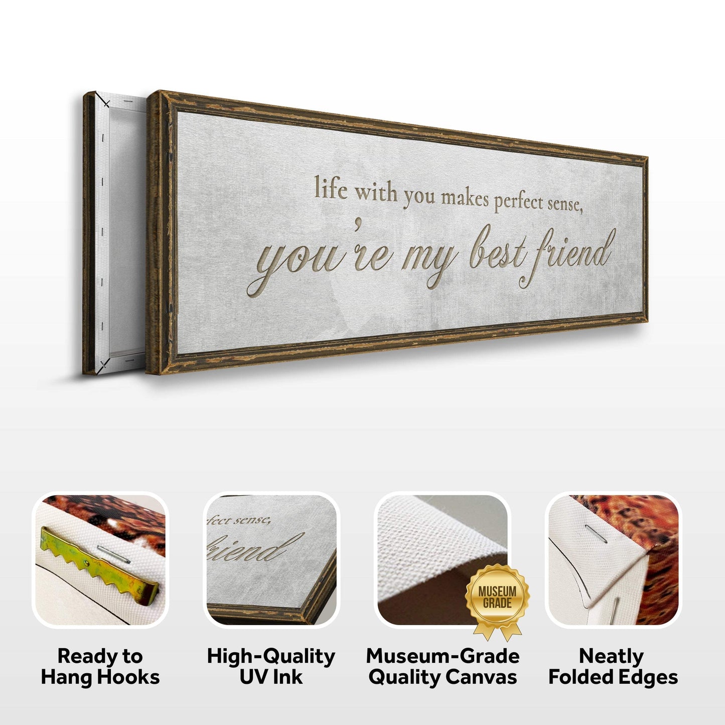 You Are My Bestfriend Sign - Tailored Canvases - Flyclothing LLC